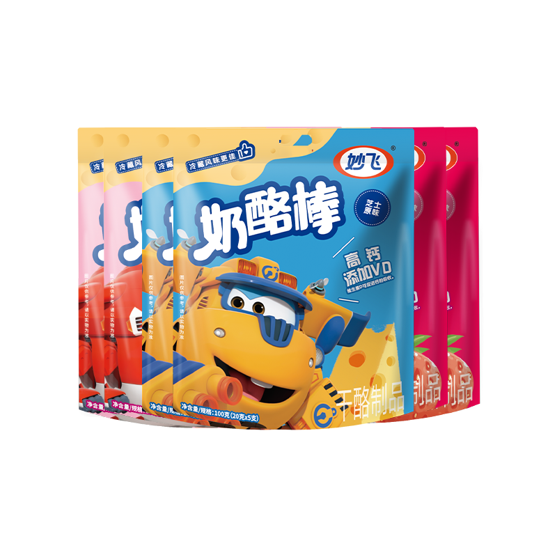 妙飞果然心动奶酪棒600g/30支高钙儿童零食 27.85元 - 86线报
