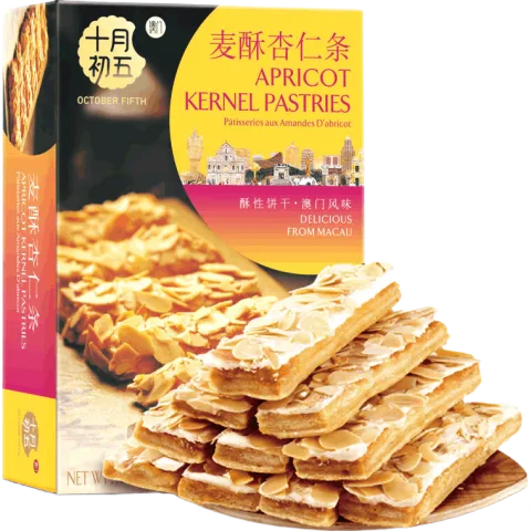 首购：十月初五 36层杏仁条饼干80g/盒 3.9元（需试用） 图片 1