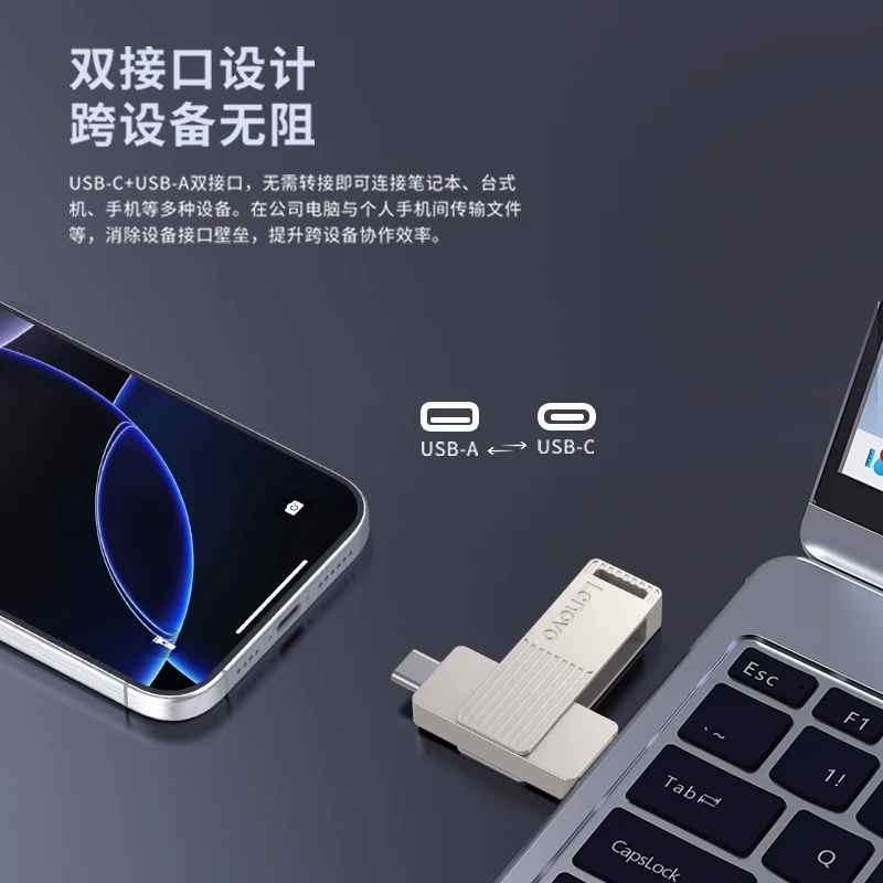 联想Type-C双接口U盘 52.9元 - 86线报 联想Type-C双接口U盘 52.9元 - 86线报