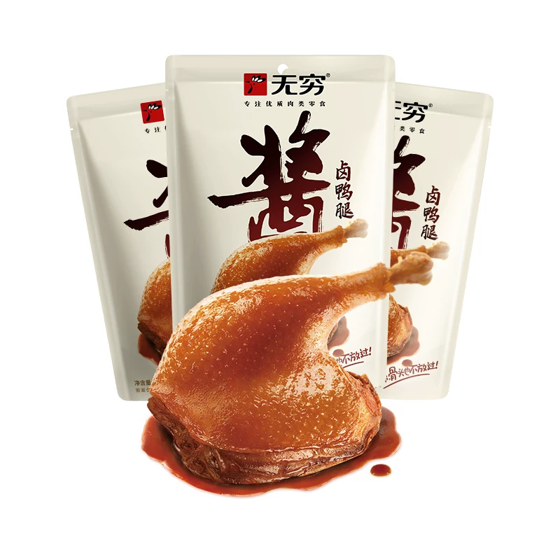 无穷酱卤大鸭腿255g85g*3袋 21.75元 - 86线报