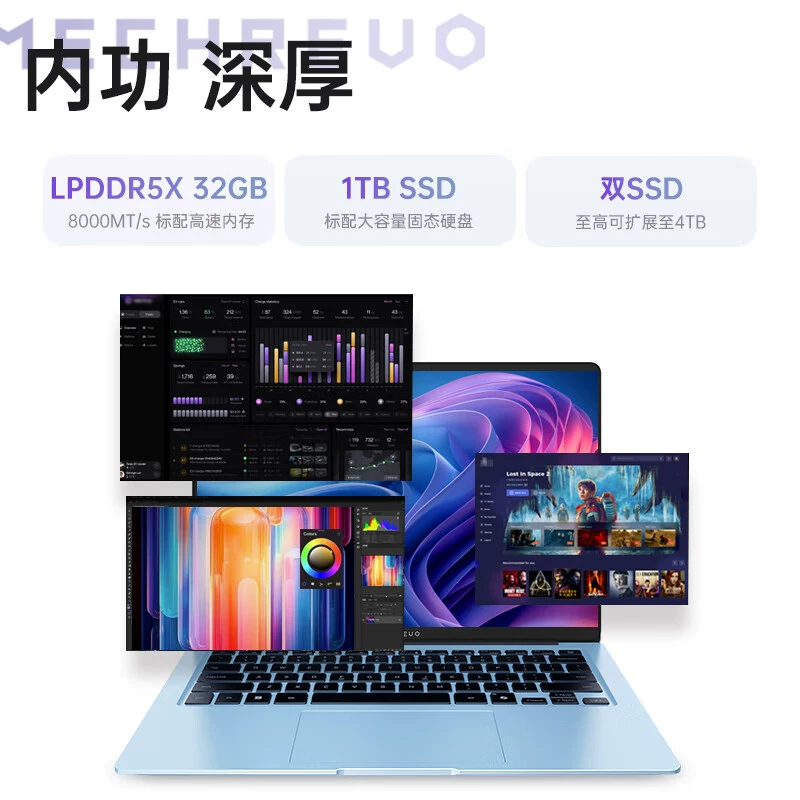机械革命星耀14Ultra 7 255H 32GB+1TB 5694.15元 - 美泡泡