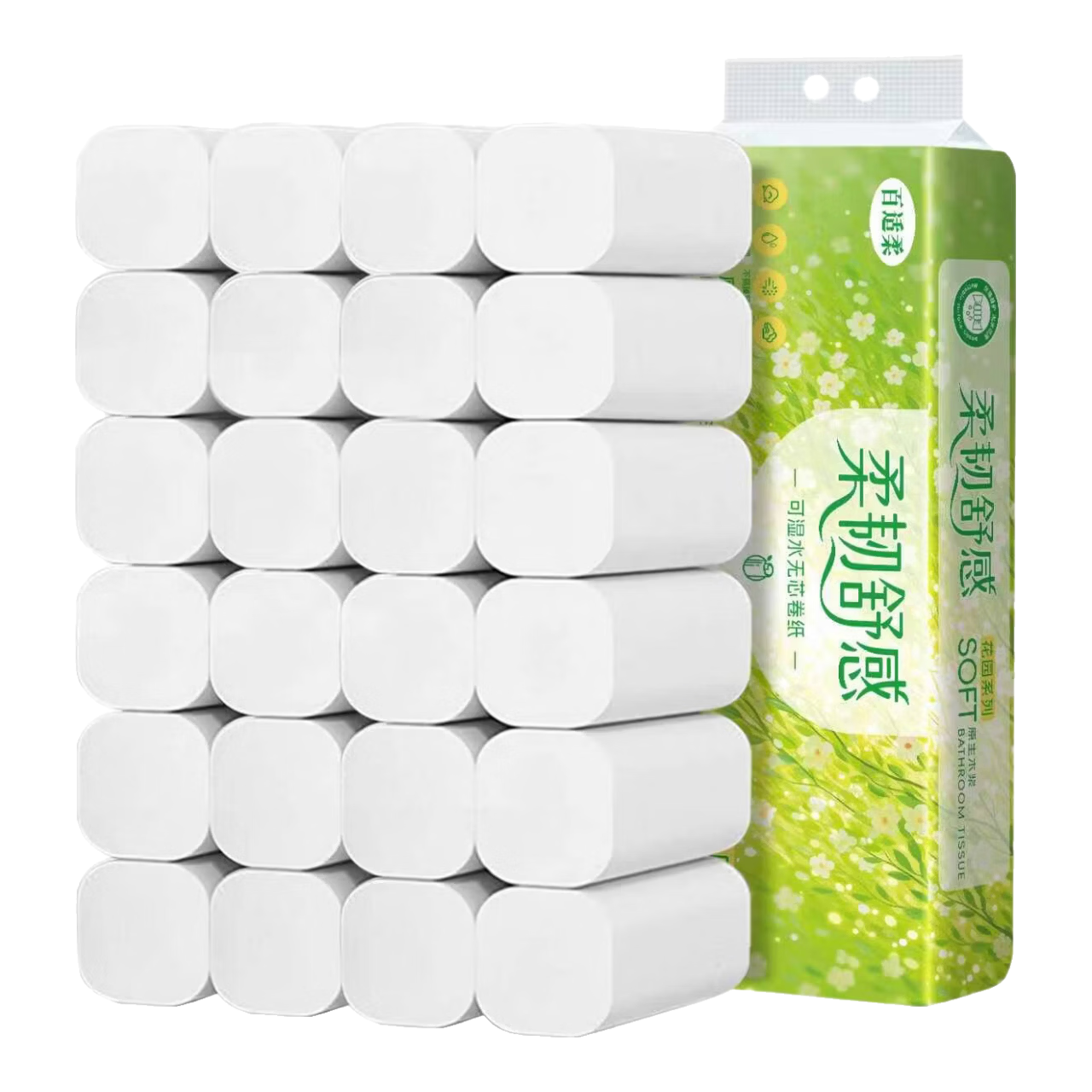 百适柔5层加厚卷纸卫生纸50g/卷×16卷 5.2元 - 86线报