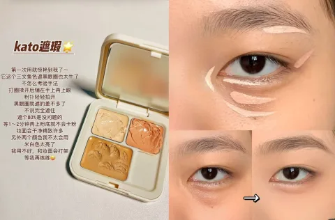 KATO/加藤 遮瑕膏遮暇盘液面部遮盖黑眼圈斑点痘印 图片 2