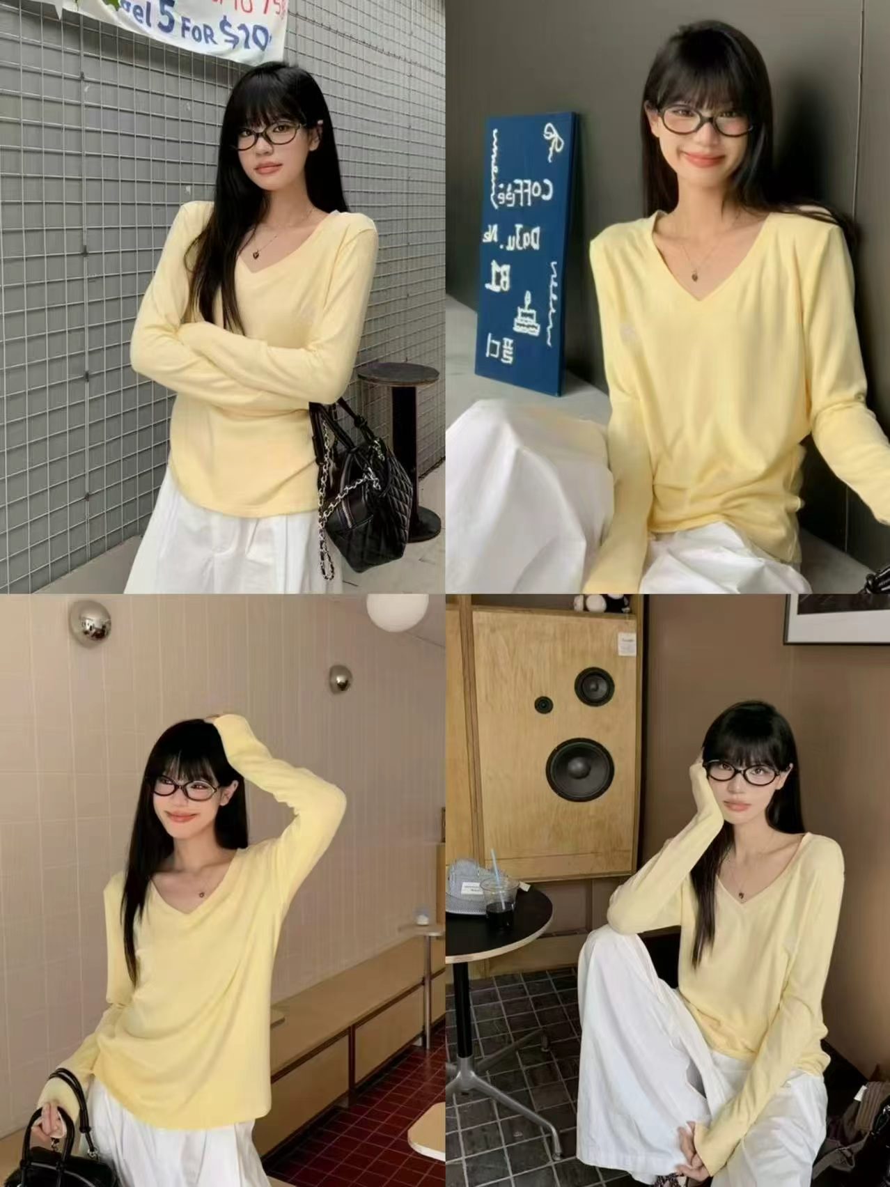 莱赛尔天丝长袖T恤女26春夏薄款圆领针织毛衣宽松长袖打底衫上衣 29.9元 - 86线报