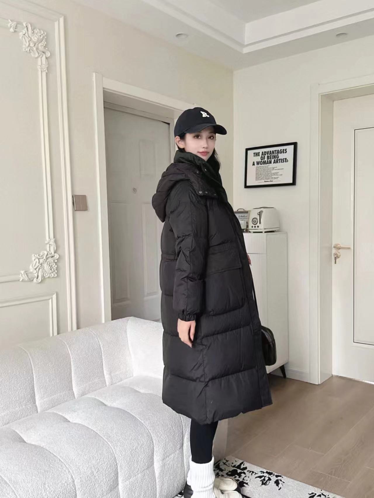 森马羽绒服女冬长款90绒子可拆卸连帽肌理衣服保暖百搭外套 220元 - 86线报