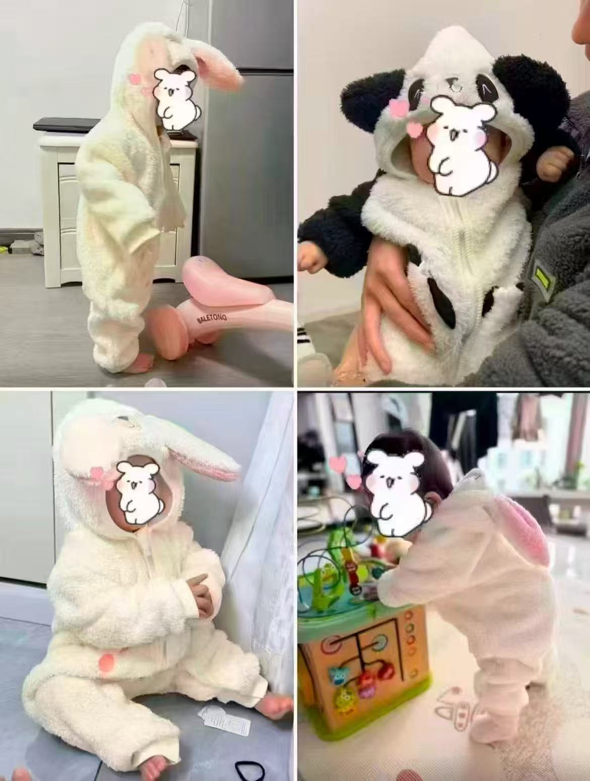 小猪大卫秋冬毛绒连体衣款式/码数任选1件 33元 - 86线报