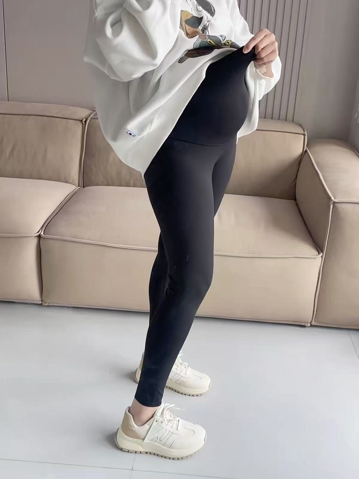 嫚熙孕妇鲨鱼打底长裤 46元 - 86线报