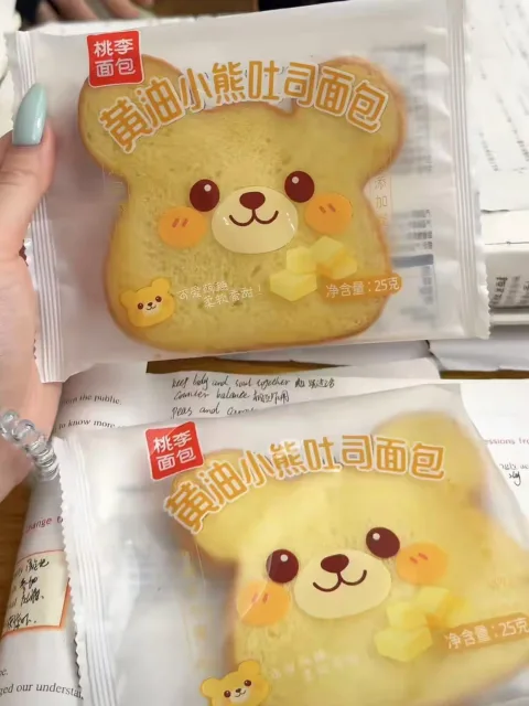 桃李 黄油小熊吐司面包 早餐整箱 图片 2