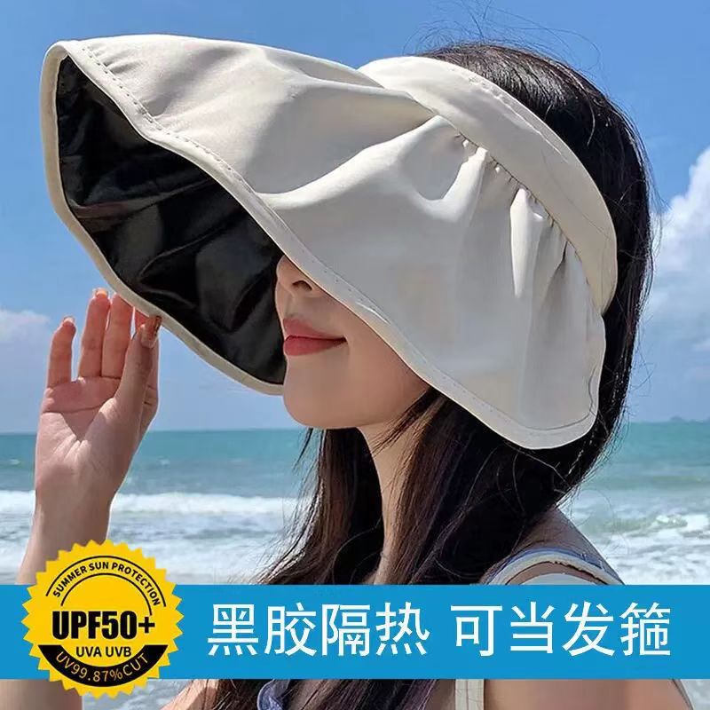黑胶贝壳防晒帽 9.9元 - 线报酷