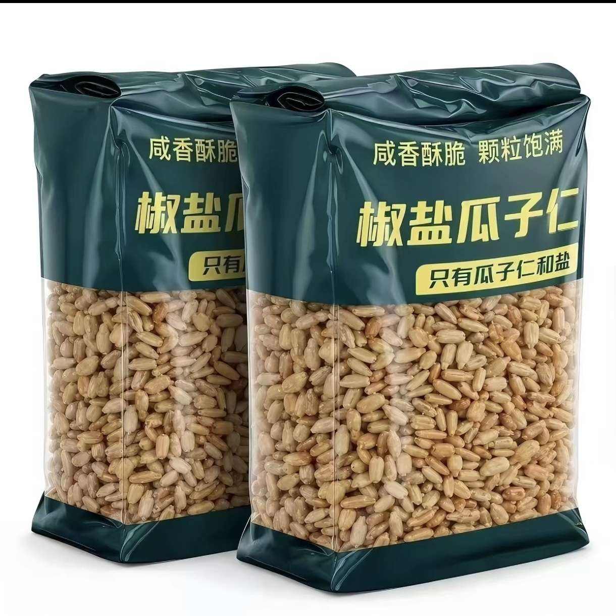 椒盐瓜子仁500g*1大袋现炒咸香酥脆0添加高蛋白 6.09元 - 美泡泡 椒盐瓜子仁500g*1大袋现炒咸香酥脆0添加高蛋白 6.09元 - 美泡泡