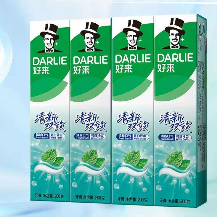 DARLIE好来牙膏清新双效200g×4支套装 9.52元 - 86线报