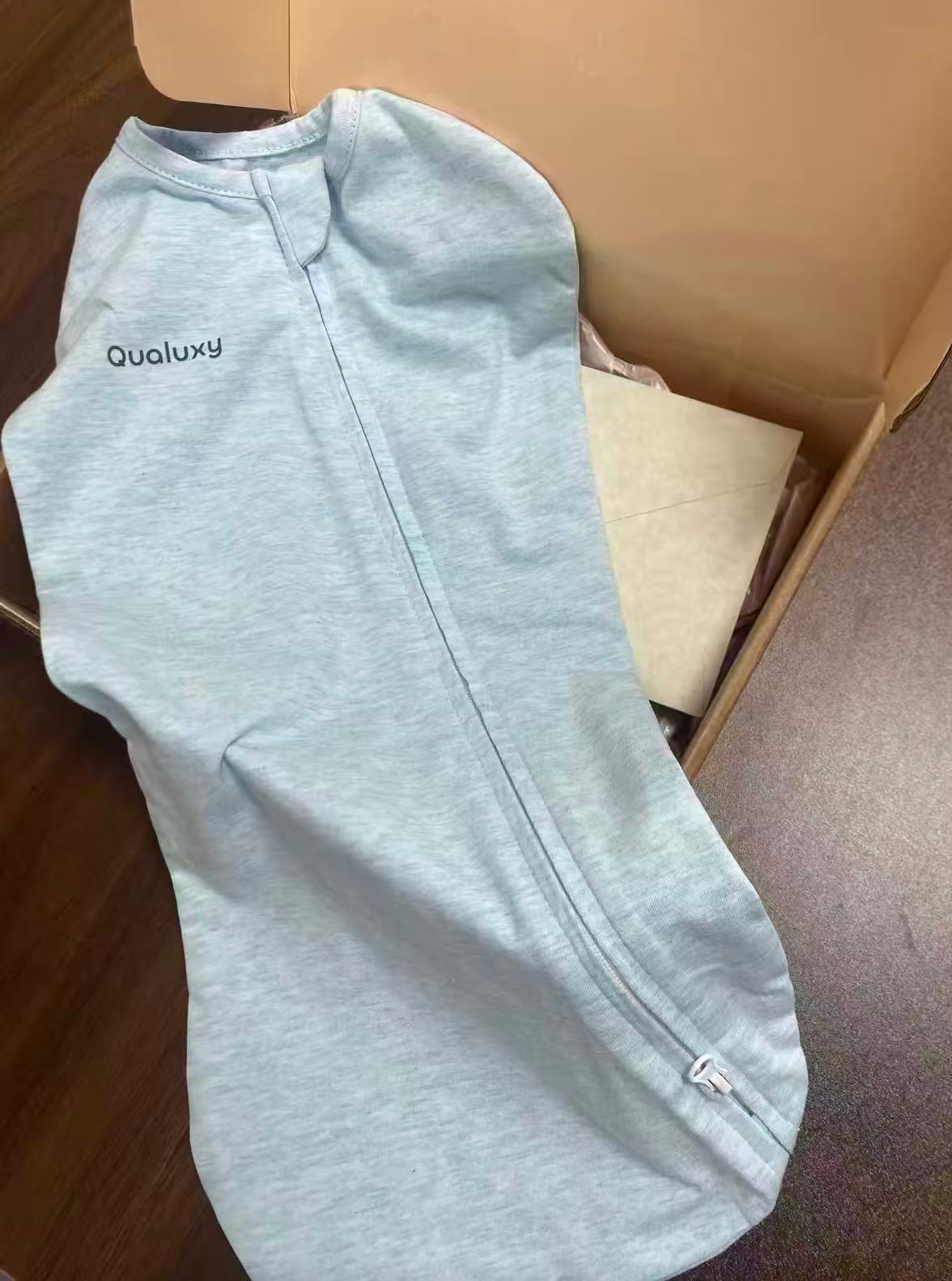 Qualuxy母婴旗舰店新生儿防惊跳包巾棉质轻便婴儿襁褓透气睡袋 43.7元 - 86线报