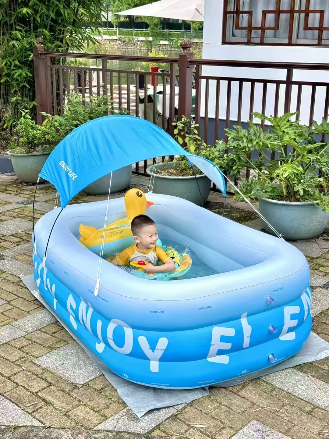 欧孕充气游泳池1.2m双层款 41元 - 86线报