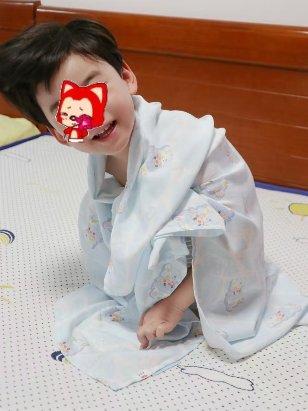 ibaby宝宝抑菌纱布盖毯120*120cm 49元 - 86线报