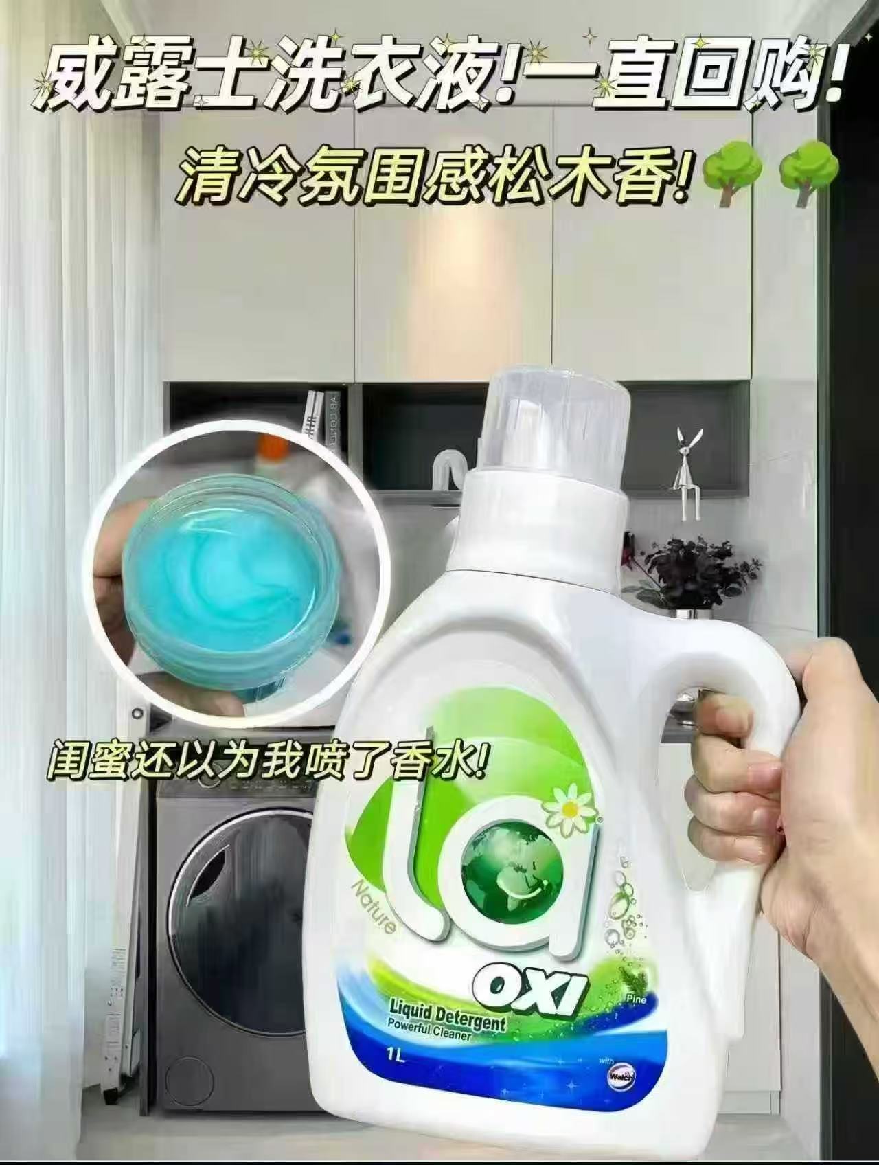 威露士洗衣液组合1650ml 1L/瓶+500ml/袋+消毒液60ml+内衣净90ml 24.9元 - 86线报