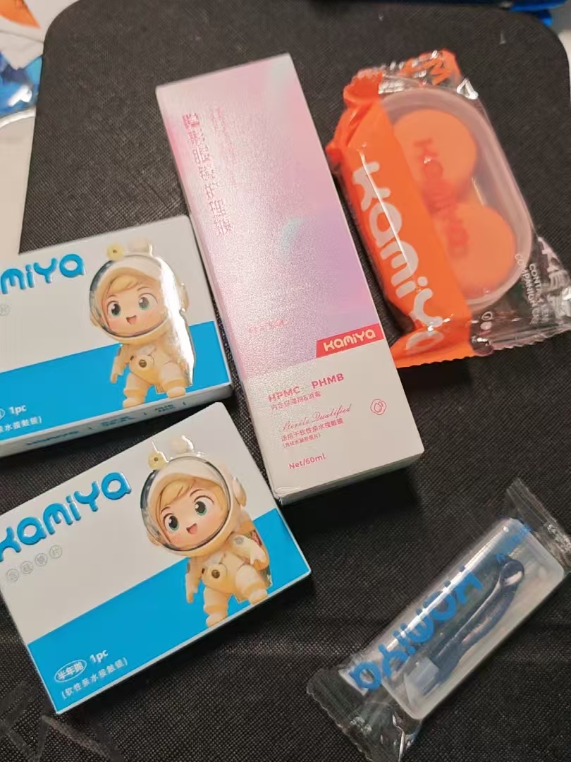 KAMIYA美瞳半年抛拍3副赠摘戴器+双联盒 19.9元 - 86线报