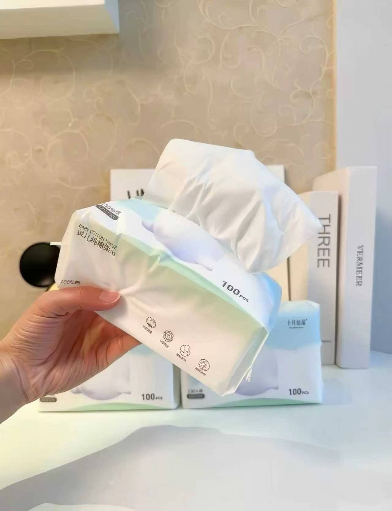 十月结晶嘟嘟棉柔巾100抽6包 36.3元 - 线报酷