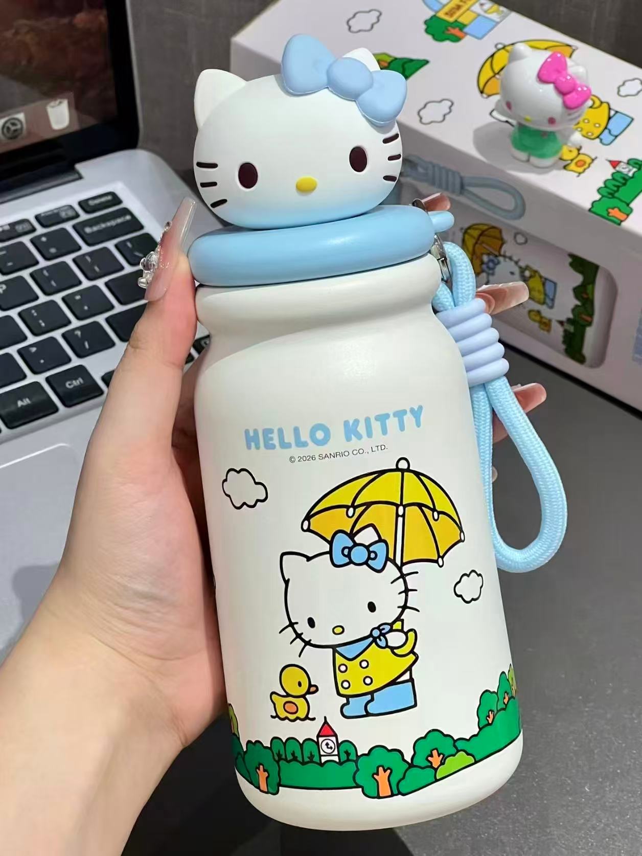 可爱kitty保温杯316食品级内胆440ml大容量 19.9元 - 86线报