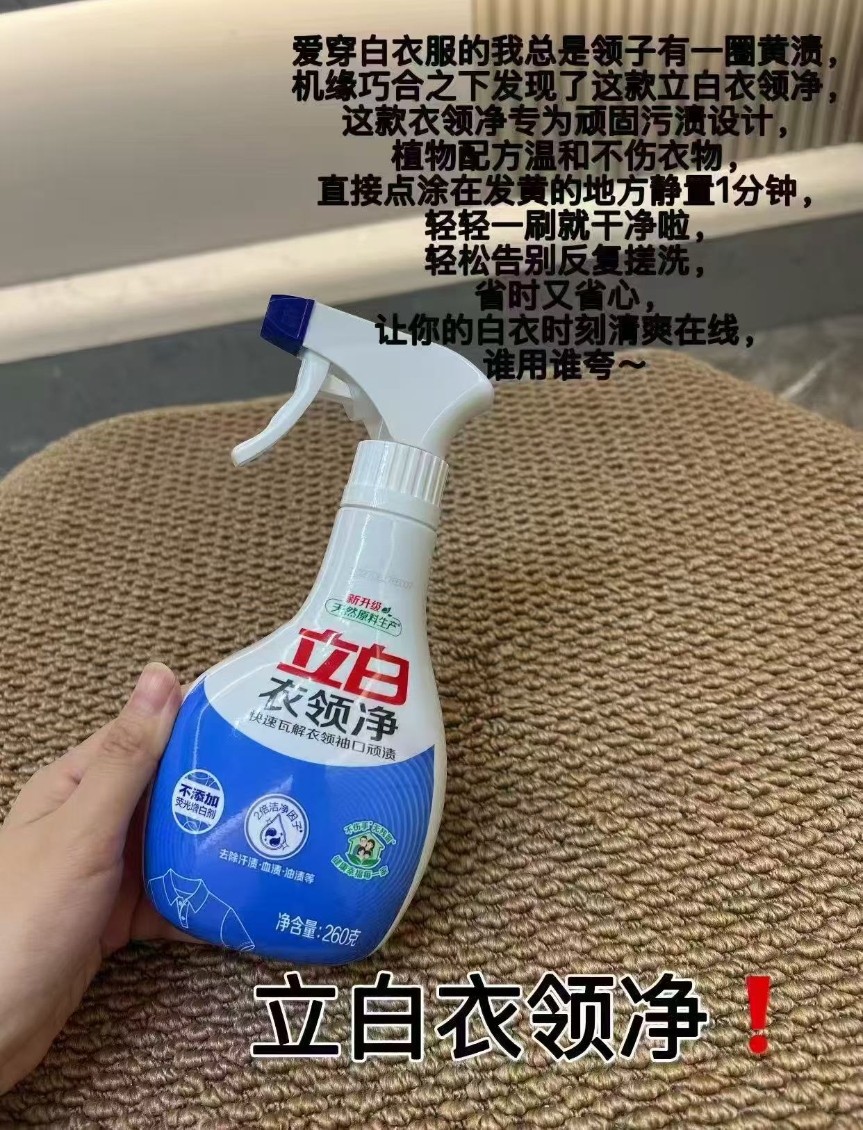 立白去渍衣领净260g*2+100g大师液 13.8元 - 线报酷