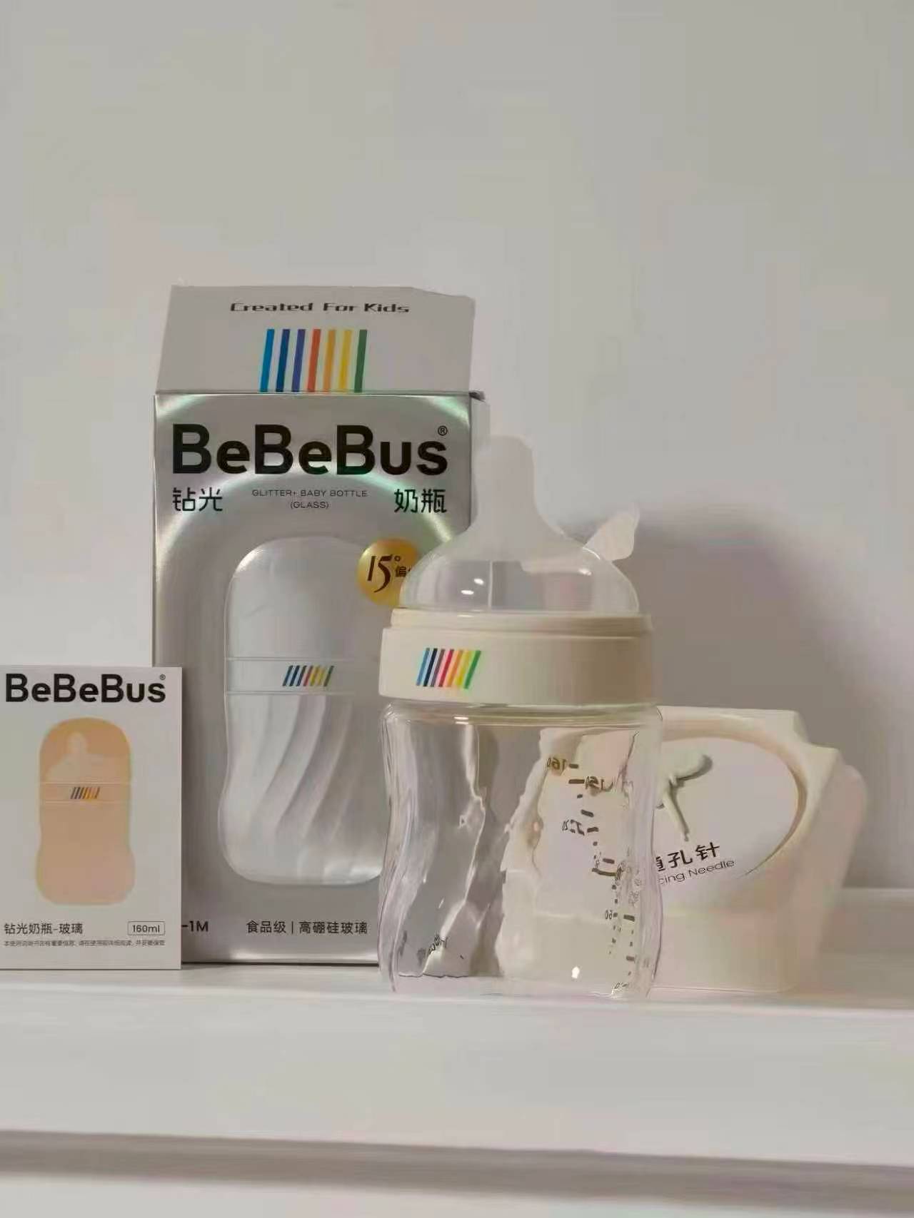 BeBeBus钻光玻璃奶瓶拍前两项赠奶瓶刷 129元，BeBeBus新款铂晶奶瓶 120元 - 86线报