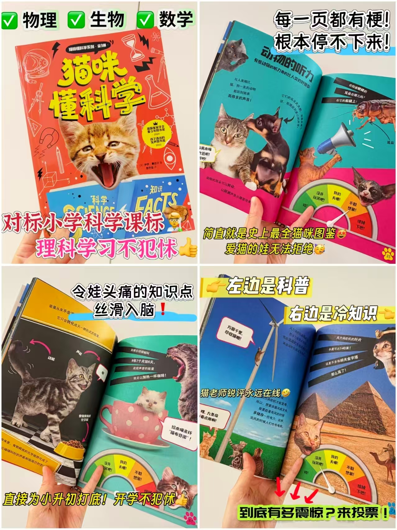 📚猫咪懂科学系列 3册💰32.8 🈴10.9/册 猫咪懂科学+猫咪闯太空 - 86线报