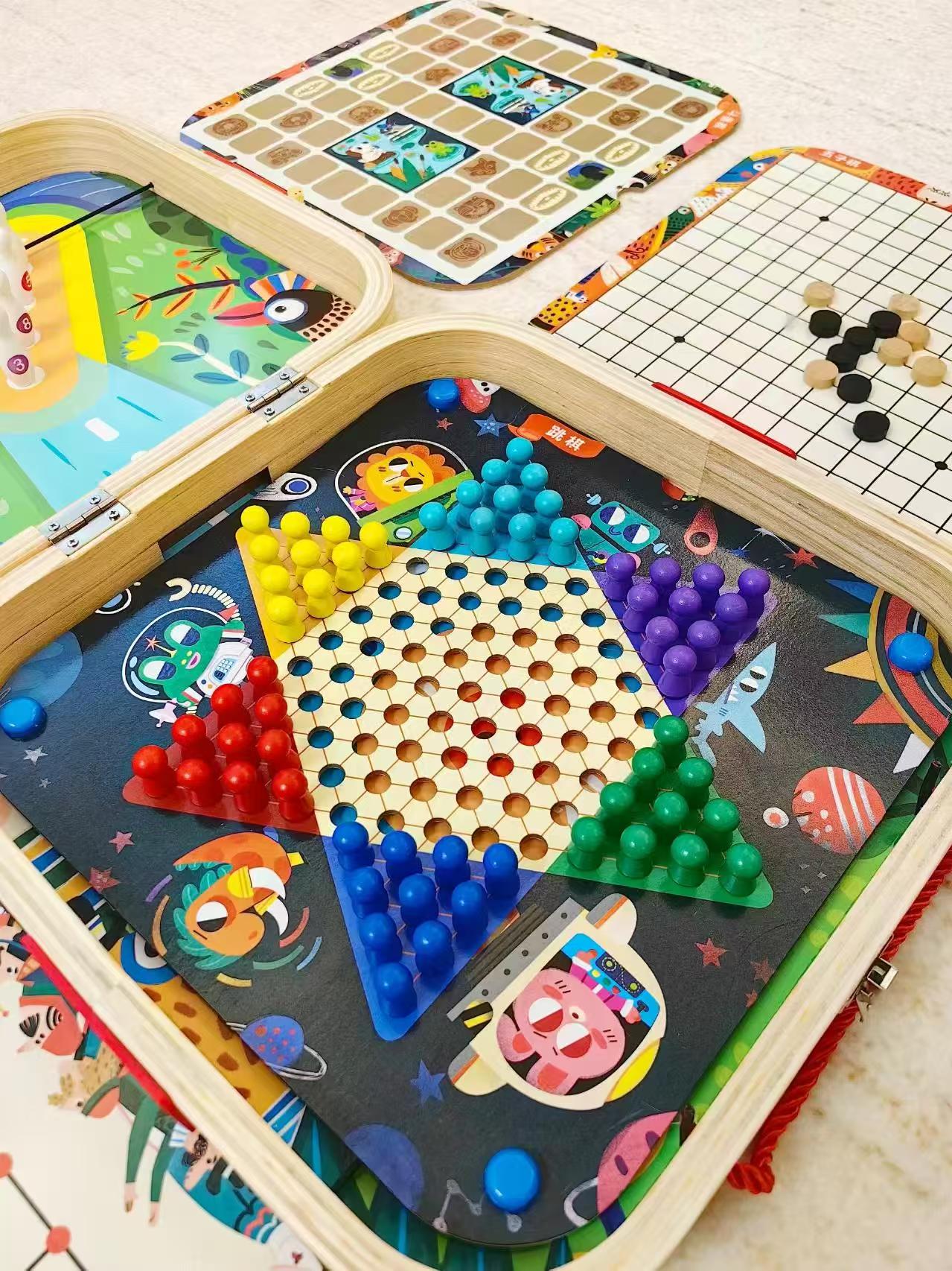 木丸子多功能棋盘50合一 56元 - 线报酷