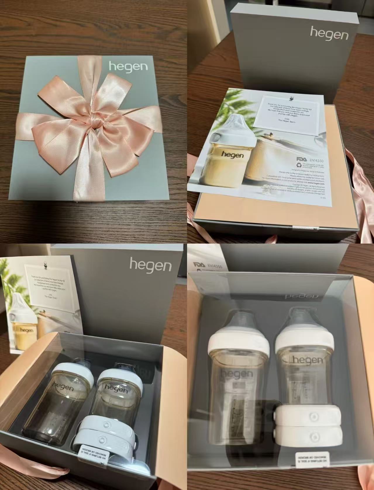 Hegen宽口径奶瓶禮盒60+150+240ml禮盒 359.7元 - 线报酷 Hegen宽口径奶瓶禮盒60+150+240ml禮盒 359.7元 - 线报酷