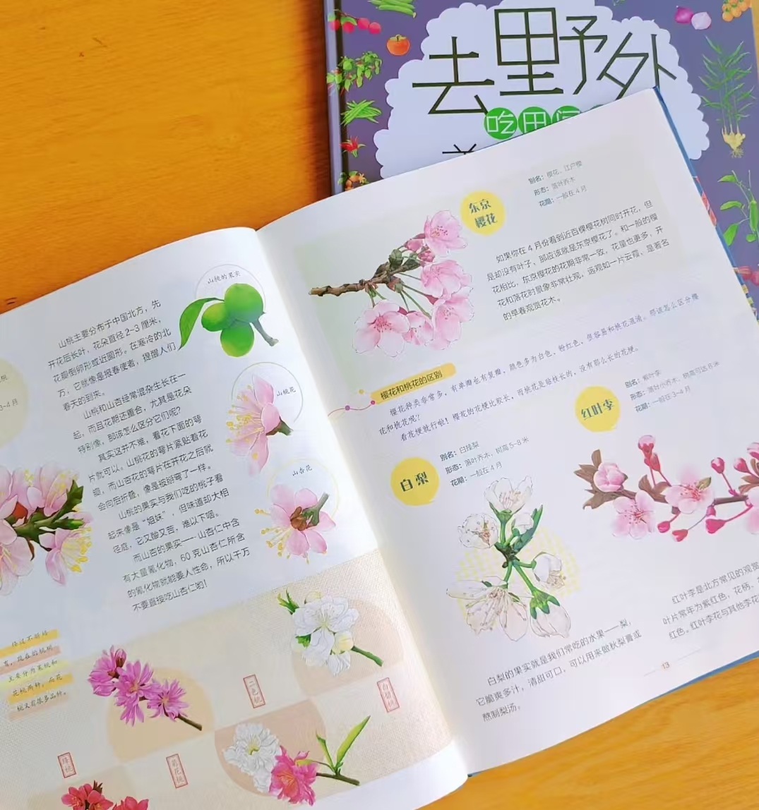 去野外系列2册奇花异草+美味果蔬 36元 - 折送网