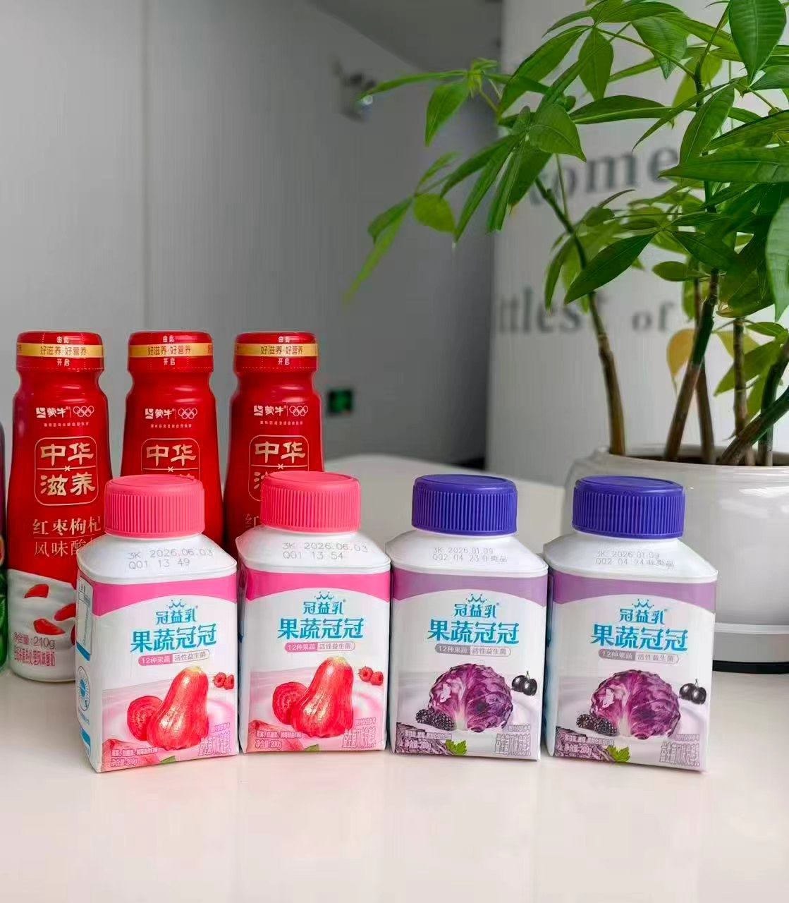 蒙牛果蔬冠冠酸奶组合含赠共10瓶 29.9元 - 折送网