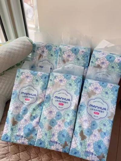 漫花山茶花悬挂式抽纸1400张*6大提 24.9元 - 线报酷 漫花山茶花悬挂式抽纸1400张*6大提 24.9元 - 线报酷