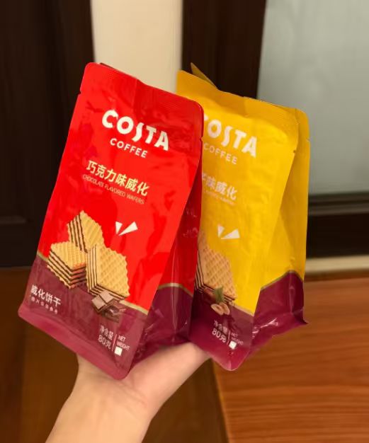COSTA巧克力威化饼干80g任选3袋 15.4元 - 线报酷 COSTA巧克力威化饼干80g任选3袋 15.4元 - 线报酷