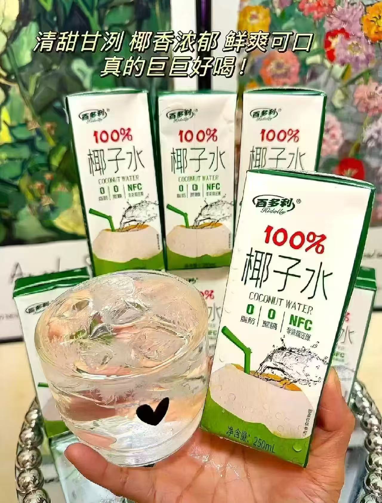 百多利椰子水250ml 10盒 15.9元 - 86线报
