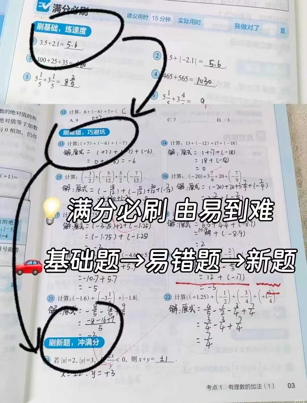 学而思每天15分钟七年级计算 18.6元 - 86线报
