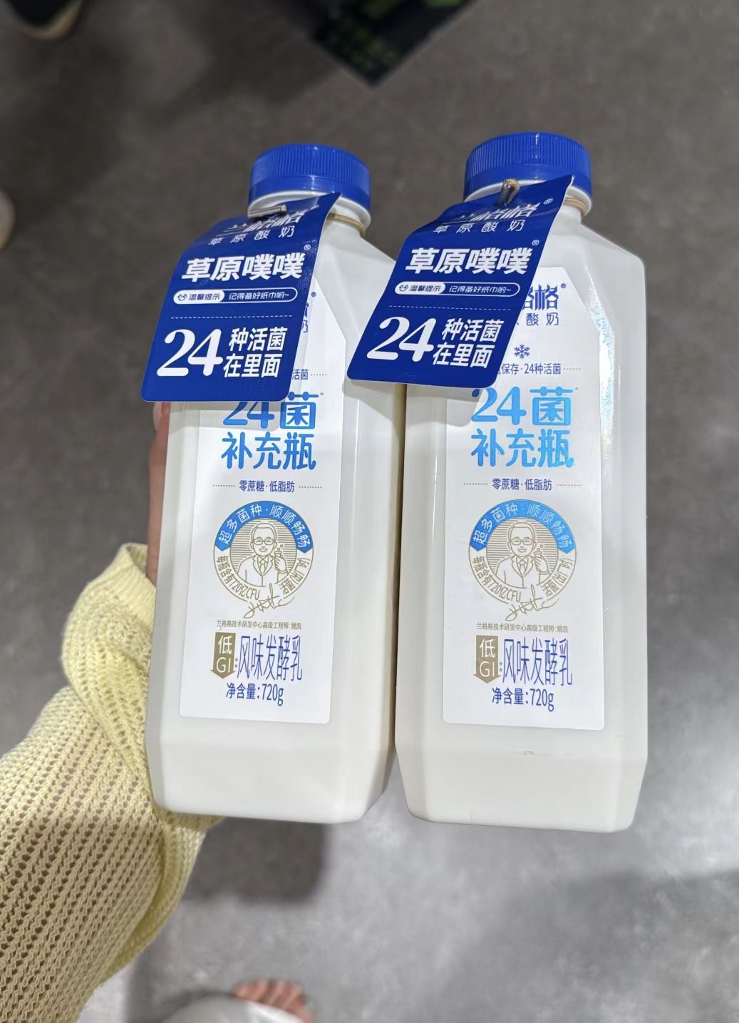 兰格格八旗菌凝酪酸奶760g*2+活菌240g*2 9.8元 - 86线报