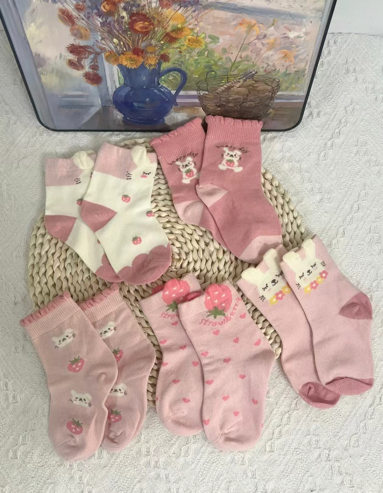 Caramella中筒袜秋冬袜4双 12.9元，Caramella春秋袜4双 10.9元 - 清风线报