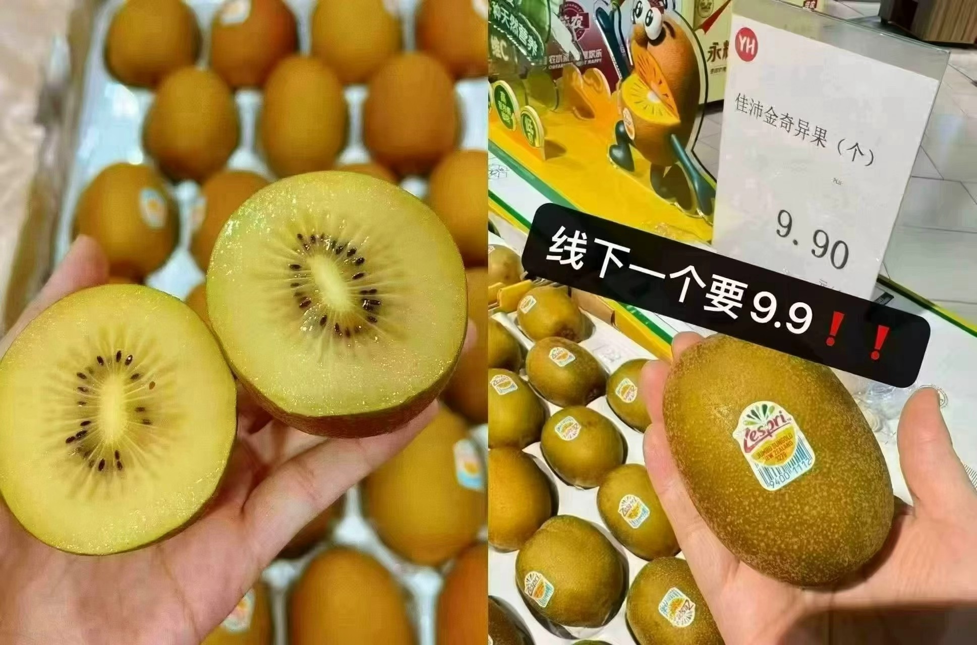 佳沛新西兰黄心奇异果12颗 53.6元 - 86线报