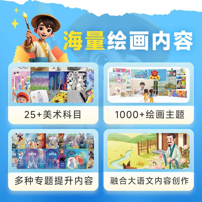小马AI美术1年会员 创意兴趣六合一 画材礼盒 359元 - 86线报