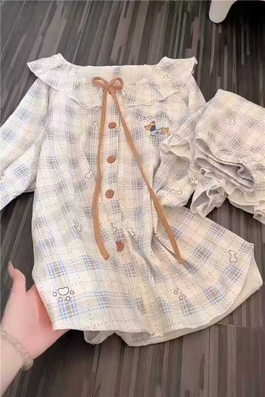 婧麒纯色圆领款家居服 59.9元，婧麒系带翻领款家居服 69.9元，婧麒斜襟系带款家居服 69.9元 - 86线报