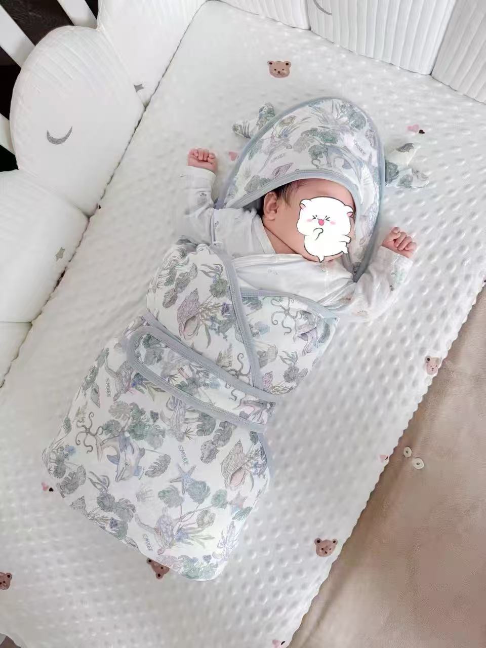 嫚熙新生儿蚕丝包被90*90cm 113.5元 - 86线报