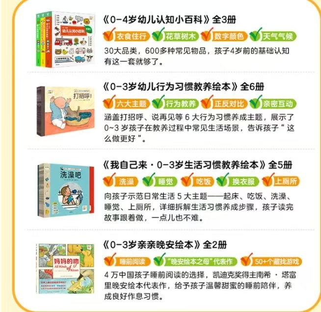 小鸡球球习惯养成点读套装笔➕认知百科➕行为习惯➕我自己来➕晚安绘本 355元 - 86线报