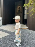 小班郎 宝宝防蚊裤 夏季薄款纯棉长裤 儿童灯笼裤 图片 2