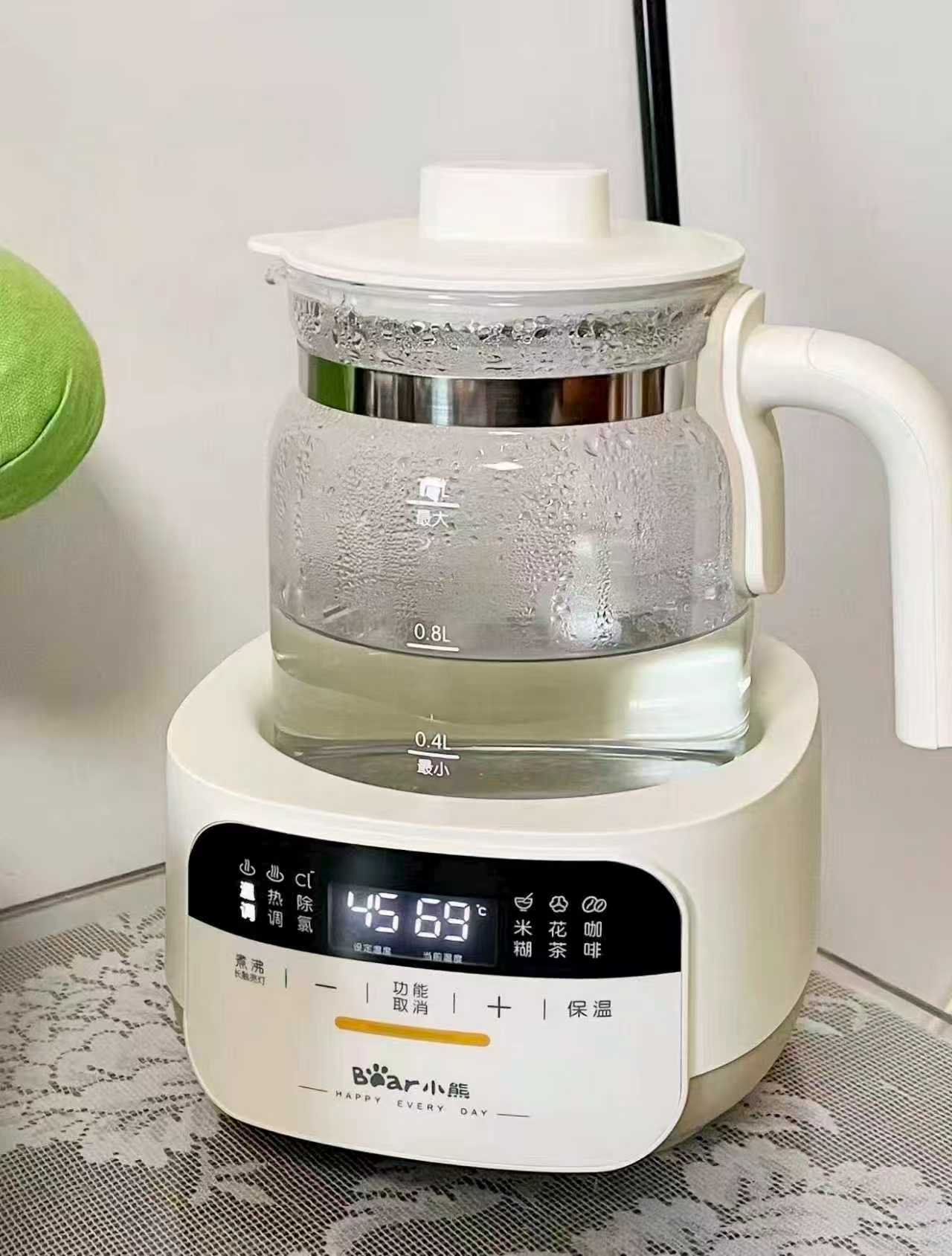 小熊全玻璃恒温水壶1.3L 216.5元 - 86线报