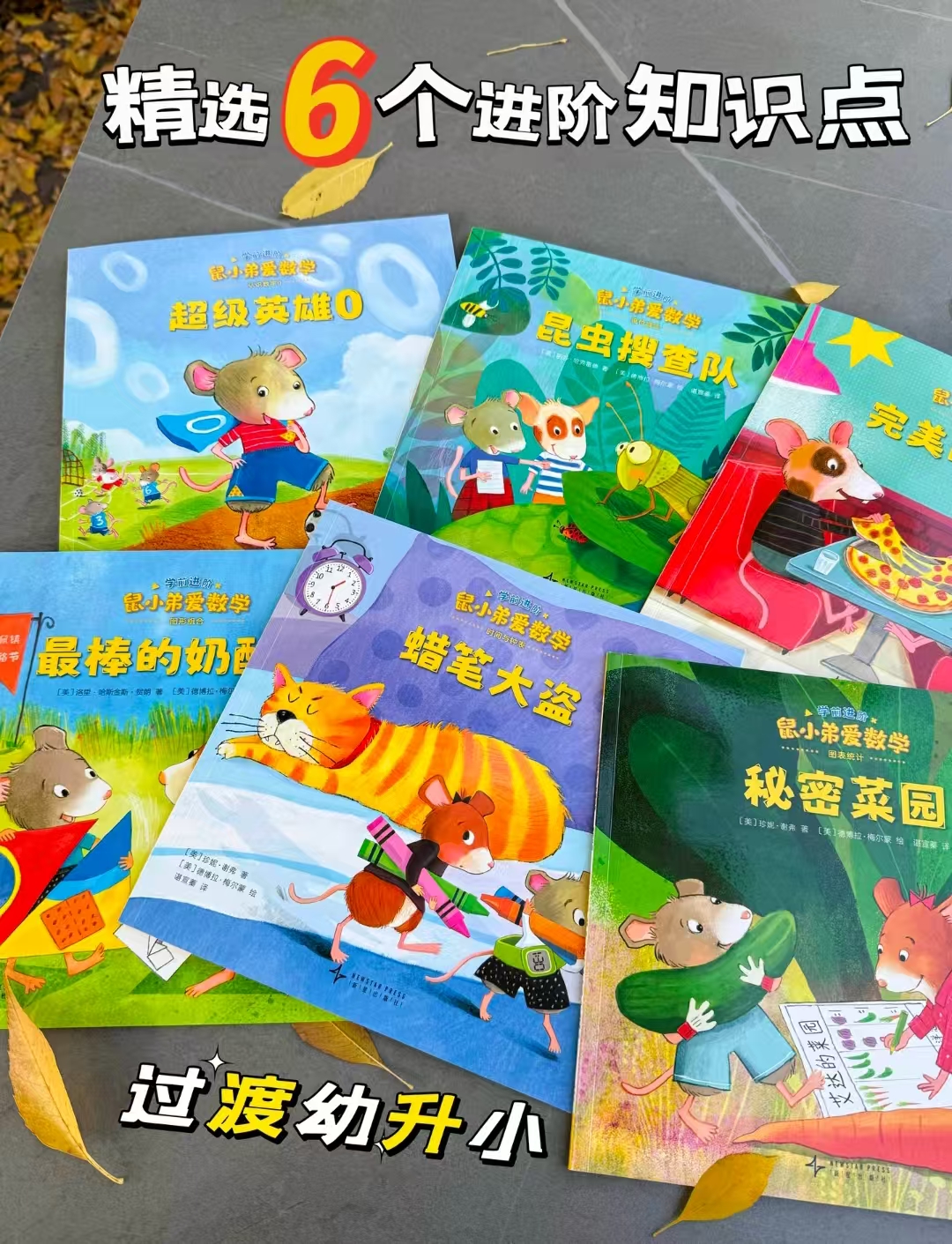鼠小弟爱数学学前进阶版全6册 53元 - 线报酷 鼠小弟爱数学学前进阶版全6册 53元 - 线报酷