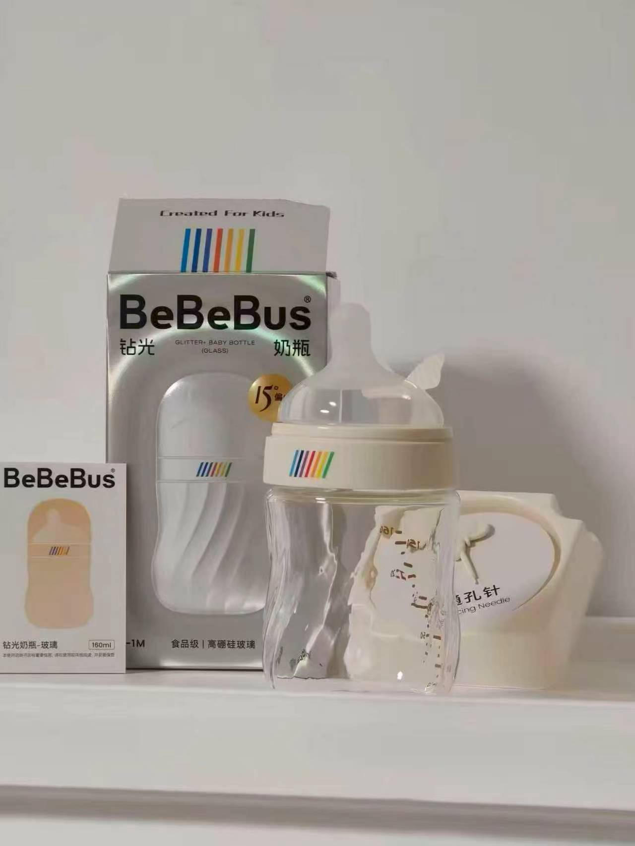 BeBeBus钻光玻璃奶瓶 129元 - 86线报