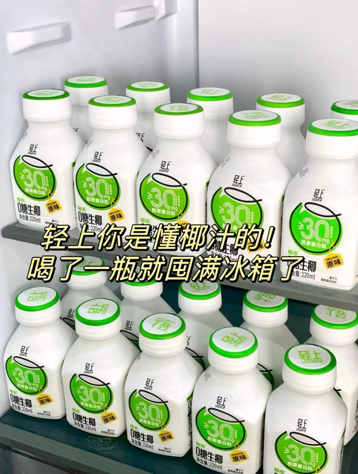 轻上原味0糖生椰厚椰乳220ml×10瓶 16.8元 - 86线报