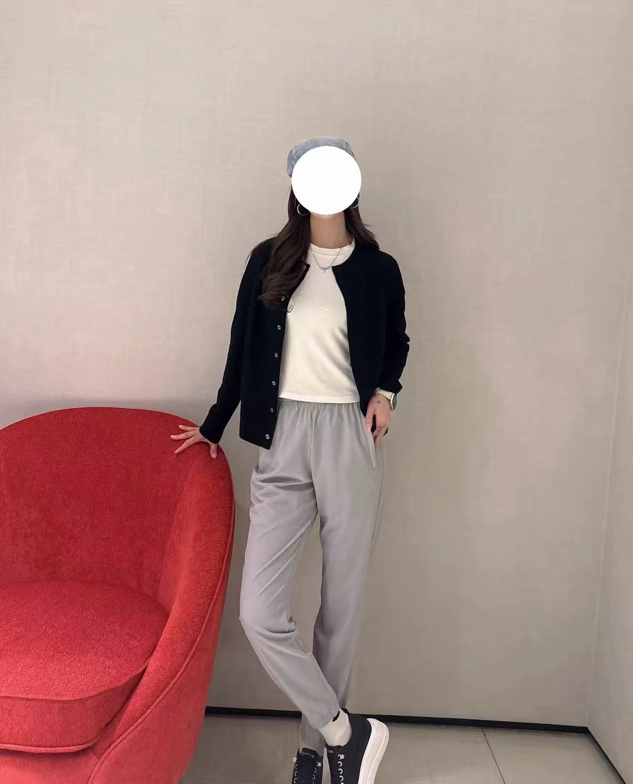 特步卫裤女子秋冬季健身跑步长裤加绒宽松黑色 37.9元 - 86线报