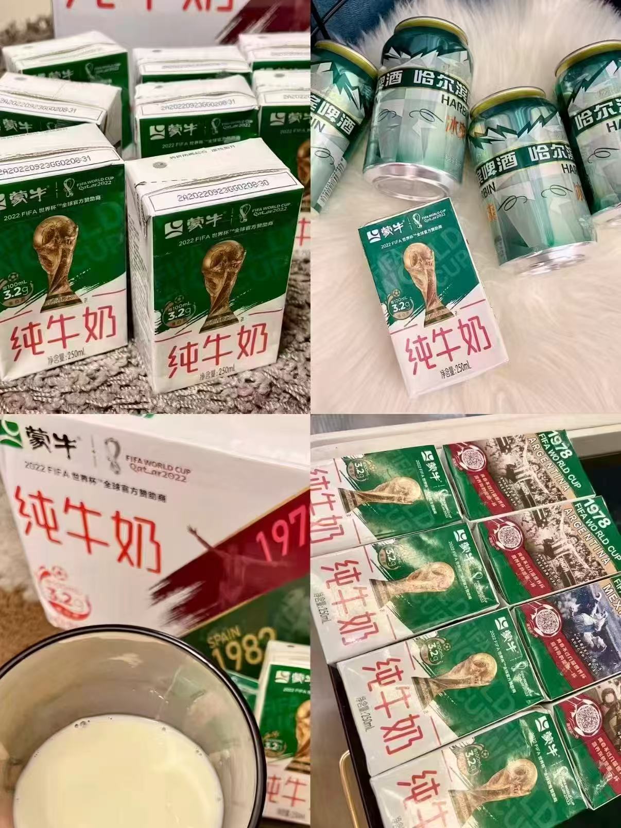 蒙牛世界杯限定纯奶21盒×250ml 32.6元 - 86线报