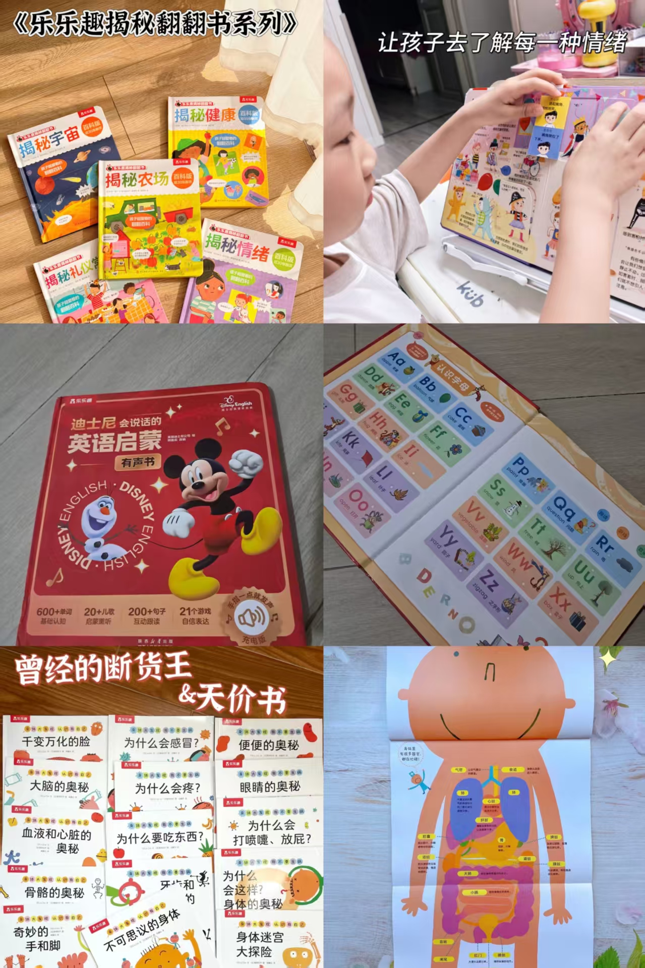 乐乐趣身体大发现绘本8册 41元，乐乐趣英语启蒙有声书1册 41元，乐乐趣揭秘绘本3册 22.9元 - 线报酷