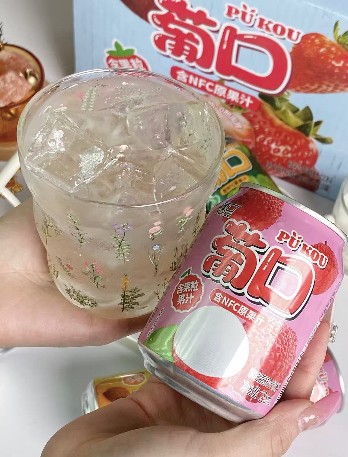 葡口爆汁芦荟果汁12罐*238ml 18.9元 - 线报酷