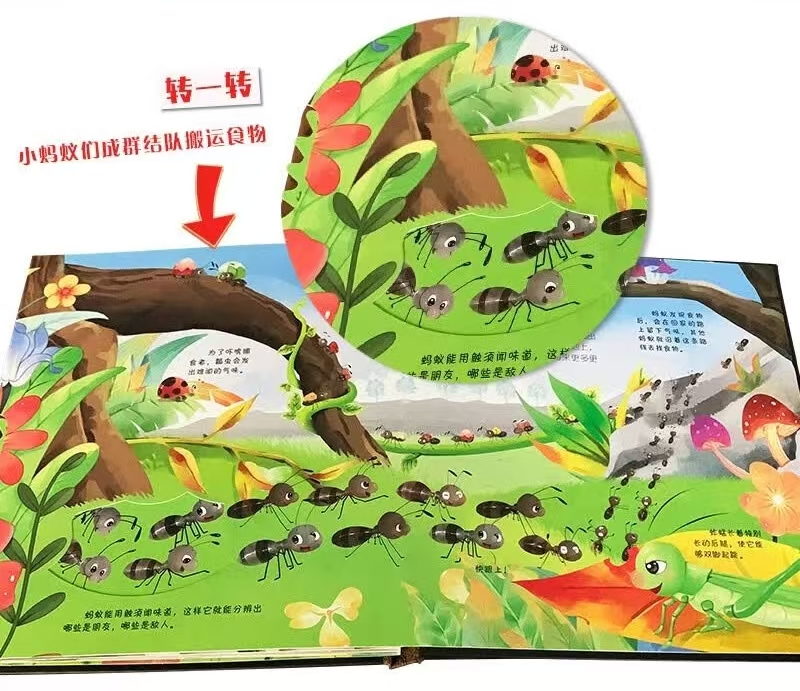 巨童儿童科普立体书3D翻翻书记《神奇的生命》蚂蚁的秘密篇 14.2元 - 86线报